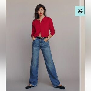 Reformation Val 90s Mid Rise Straight Jeans Zadar - Size 26